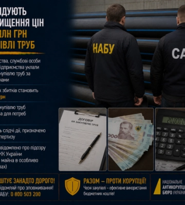 В Одесі розслідують можливе завищення цін на понад 20 млн грн під час закупівлі труб