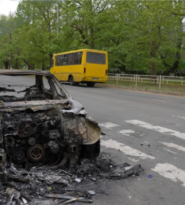 ОВА: через російський обстріл у Херсоні загинув чоловік, є поранені