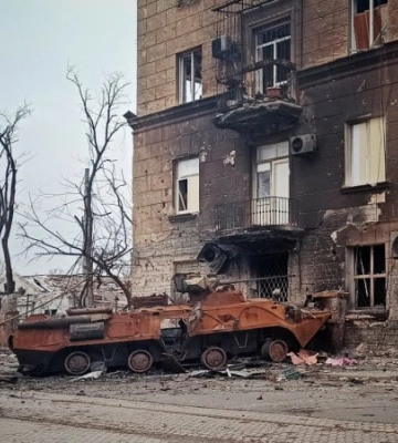 Жителі окупованого Маріуполя скаржаться на мародерство російських забудовників