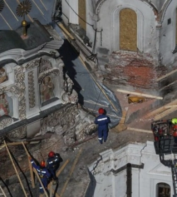 У Києво-Печерській лаврі завершили консервацію даху Успенського собору