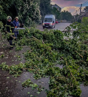В Ужгороді та Виноградові рятувальники ліквідували наслідки негоди