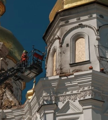 У Києво-Печерській лаврі завершено консервацію даху Успенського собору