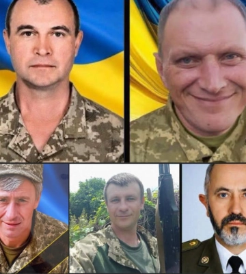 Рівненщина попрощалася з п’ятьма захисниками України