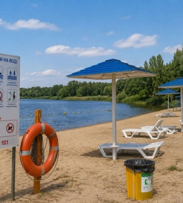 Роботу п'яти офіційних пляжів дозволили на Кіровоградщині