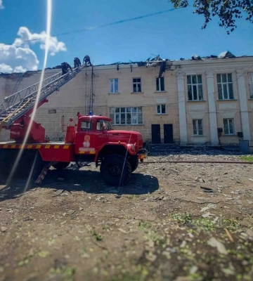 В Конотопе увеличилось количество пострадавших в результате российской атаки на кинотеатр