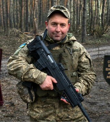 Воїна Олександра Данилюка з Волині відзначили нагородою за мужність і віддану службу