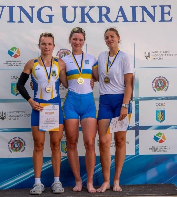 Черкаські веслувальники здобули низку нагород на Чемпіонаті України