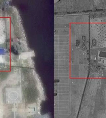 У Керчі знищили систему протидії Starlink "Волна Купол Гарант": супутникові знімки