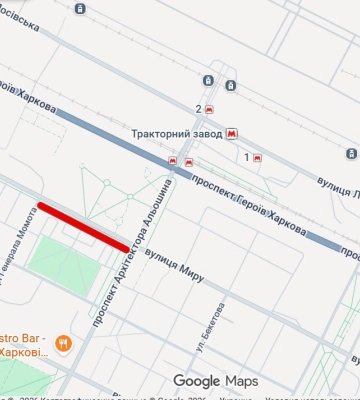 Почти на сутки перекрыли улицу на ХТЗ в Харькове: как объехать