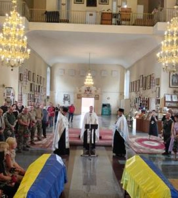 Полтавська громада попрощалась із загиблими захисниками України