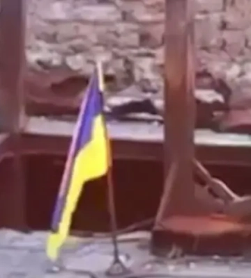 Над Кинбурнской косой подняли украинский флаг. Россияне отступили с занимаемых позиций