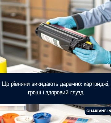 Що рівняни викидають даремно: картриджі, гроші і здоровий глузд