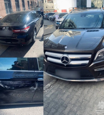 У Рівному водій наїхав на припарковане авто і втік