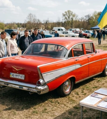 Американська класика за ціною квартири в Києві: Chevrolet Bel Air 1957 виставили на продаж