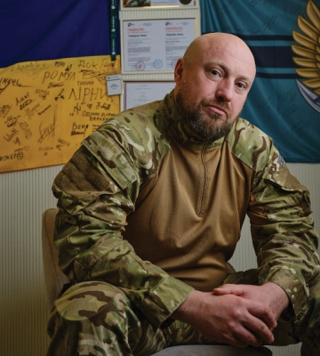 Ветеран з Луцька Тарас Сасовський став героєм фотопроєкту «Ветерани та ветеранки на публічній службі»