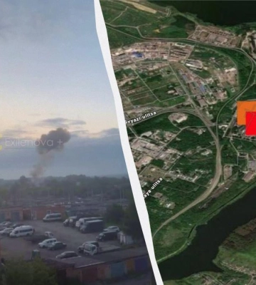 В Новомосковске поражен крупнейший российский химзавод после атаки дронов