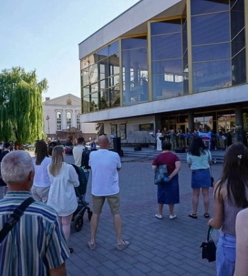 Особливий захід просто неба: у центрі Луцька відбувся концерт військового оркестру