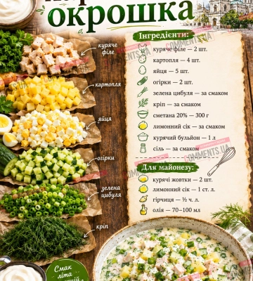 Легендарная харьковская окрошка: как приготовить холодный суп