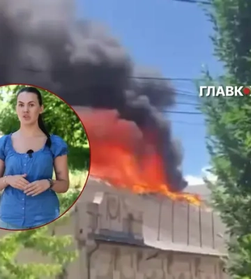 Удар балістикою по Запоріжжю: момент вибуху потрапив на відео