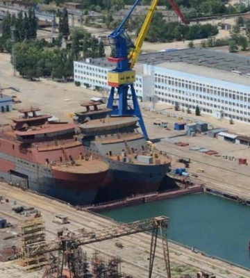 У СБУ повідомили, що уразили два російські судна військового забезпечення та засоби ППО в Керчі