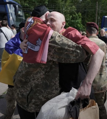 160 украинцев освобождены из российской неволи в ходе нового обмена
