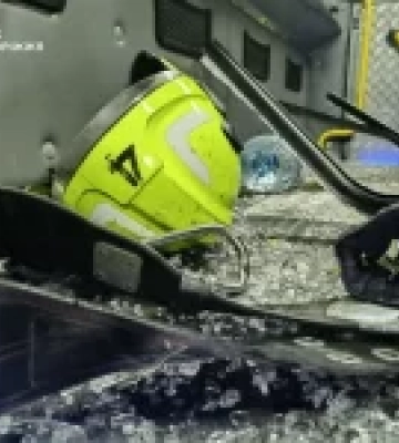 У Запоріжжі російський дрон вдруге вдарив по рятувальниках під час гасіння пожежі