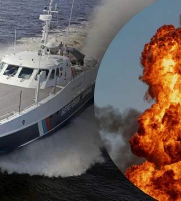ВМС уничтожили российский катер, обеспечивавший логистику в районе Тендровской косы