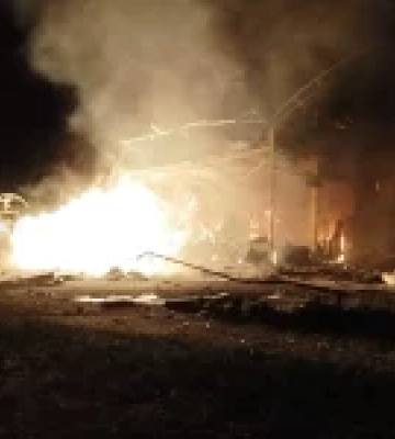 У Запоріжжі російський БпЛА вдарив по АЗС, пожежу ліквідовано