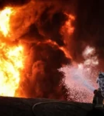 На Полтавщині рятувальники ліквідували наслідки російської атаки на промислові об’єкти