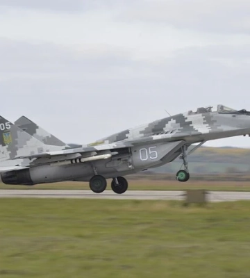 На Полтавщині під час бойового завдання був втрачений МіГ-29, пілот катапультувався