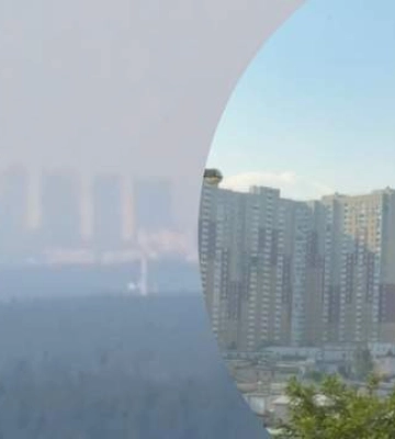 Киев окутал густой дым: в сети появились видео