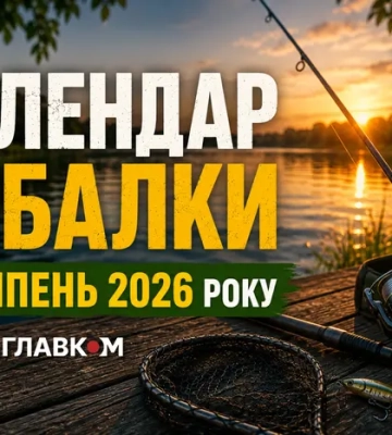 Календар кльову на липень 2026: коли День рибалки та найкращі дні для лову