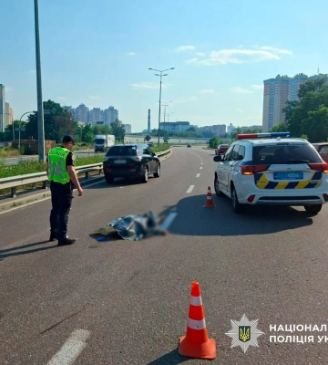 У Києві необачний пішохід потрапив під мотоцикл та загинув на місці ДТП