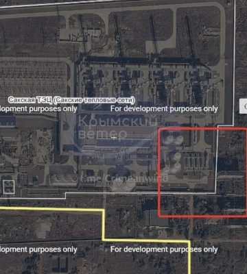 После ночной атаки в оккупированном Крыму горит Сакская ТЭЦ – паблики