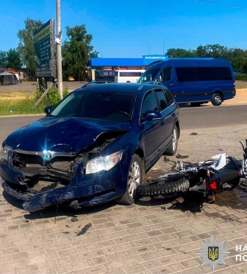 У Володимирці внаслідок ДТП травмувався мотоцикліст (ФОТО)