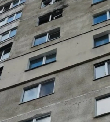У Харкові дрон влучив у багатоповерхівку