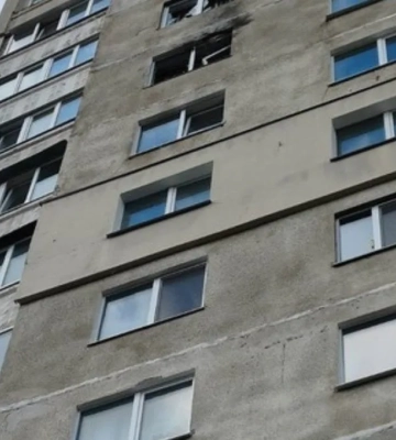 Взрывы в Харькове: дрон попал в многоэтажку, пострадал человек
