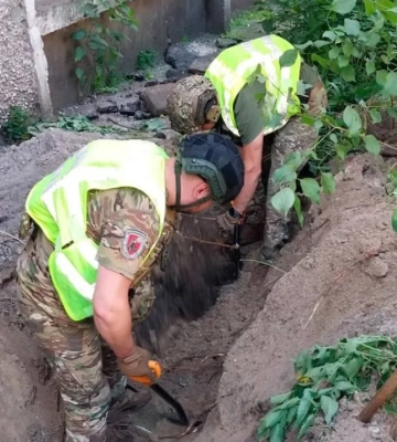 В Киеве нашли боевую часть ракеты возле дома