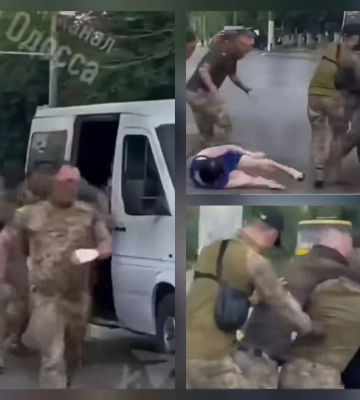 Женщина упала на асфальт и кричала от бессилия: ВИДЕО жёсткого задержания ТЦК в Одессе шокировало украинцев
