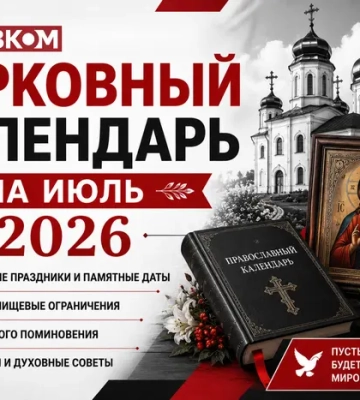 Церковный календарь на июль 2026 года: когда отмечают День Крещения Руси-Украины