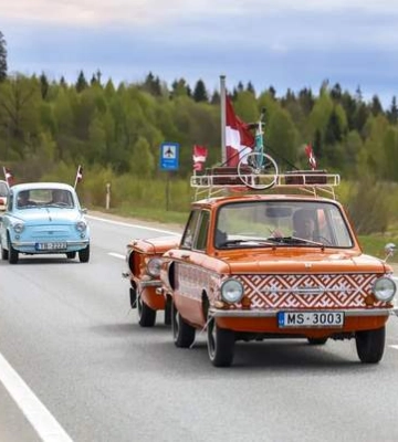 Самое большое в мире количество "Запорожцев" в рабочем состоянии зафиксировали в Риге: такой популяции Европа ещё не видела