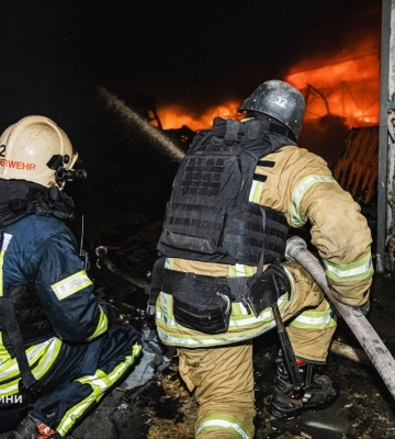 Ворожі ударні безпілотники атакували Харків (ФОТО)