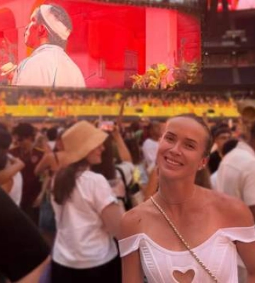 Свитолина перед началом Уимблдона посетила концерт певца, которого ненавидит Трамп