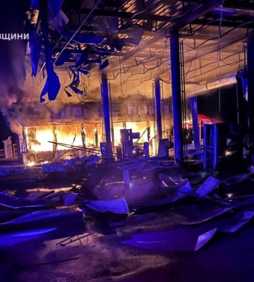 Росіяни поцілили по АЗС на Полтавщині: поранено людину