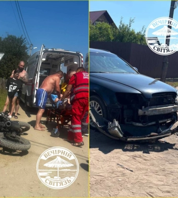 На Волині за добу в ДТП за участю двоколісних травмувалися четверо людей