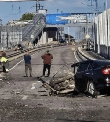ВСУ разрушили еще один мост на сухопутном коридоре: оккупанты признали угрозу для снабжения Мелитополя