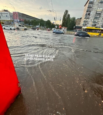 Негода накрила Київ: сильний вітер валить дерева, у частині районів зникло світло