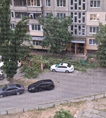 Через сильну негоду в Києві затопило вулиці та почалися відключення – відео