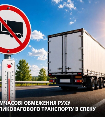 Обмеження на рух великогабаритного транспорту у спекотну погоду запровадили в Рівному