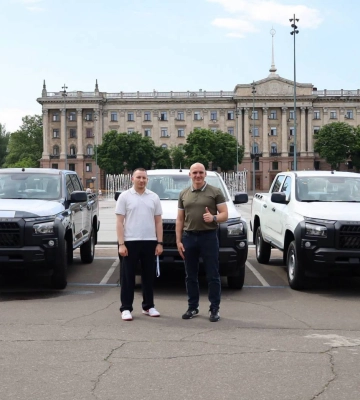 Миколаїв отримав п’ять нових автомобілів від партнерів із Німеччини